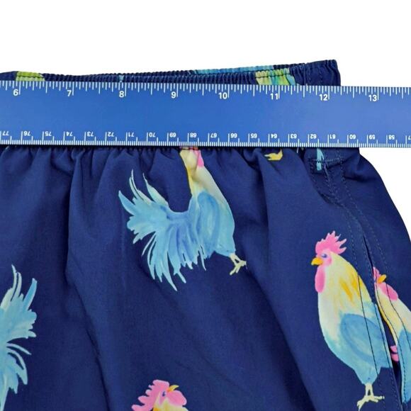 Chubbies Mens SMALL Fowl Plays Rooster 5.5" Inseam Swim Trunks Lined Shorts - Picture 5 of 7